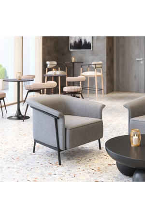 Flared-Back Lounge Chair | OROA Modern Burry | Oroa.com