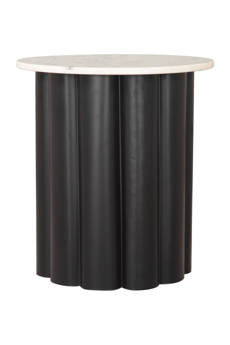 Round White Marble Side Table | OROA Modern Slika | Oroa.com