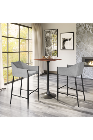 Poly Linen Bar Stool | OROA Modern Andover | Oroa.com