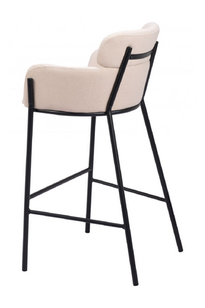 Vinyl Upholstered Bar Stool | OROA Modern Bremor | Oroa.com