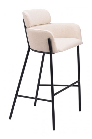 Vinyl Upholstered Bar Stool | OROA Modern Bremor | Oroa.com