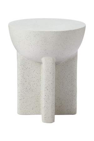 White Terrazzo-Look Side Table | OROA Modern Molli | Oroa.com