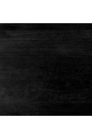 Black Acacia Wood Accent Table | OROA Modern Arasan | Oroa.com