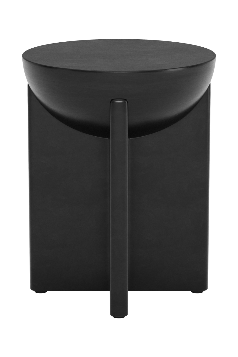 Black Solid Mango Side Table | OROA Modern Tume | Oroa.com