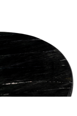 Black Marble Round Coffee Table | OROA Modern Aipe | Oroa.com