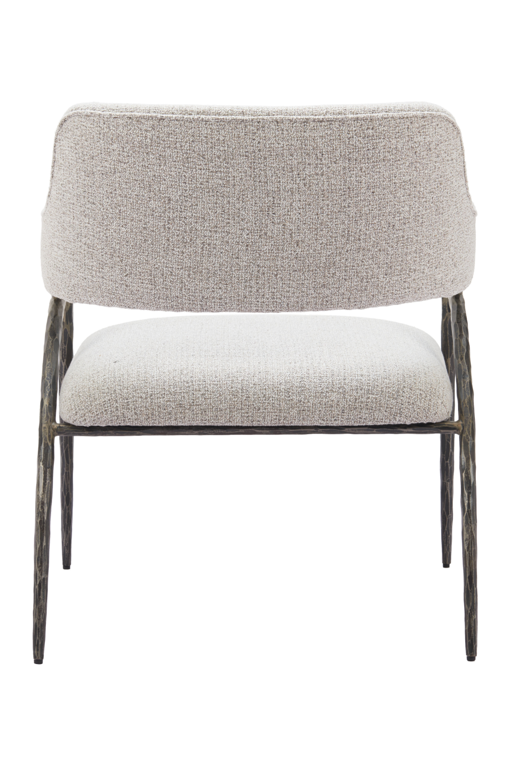 Gray Textured Fabric Accent Chair | OROA Modern Vesterboro | Oroa.com