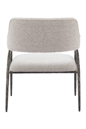 Gray Textured Fabric Accent Chair | OROA Modern Vesterboro | Oroa.com