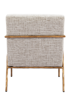 Steel-Framed Beige Lounge Chair | OROA Modern Norrebro | Oroa.com