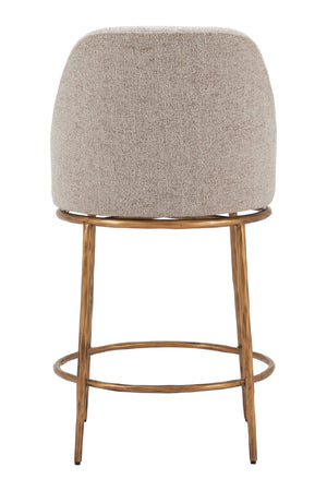 Beige Swivel Counter Stool | OROA Modern Nordhavn | Oroa.com