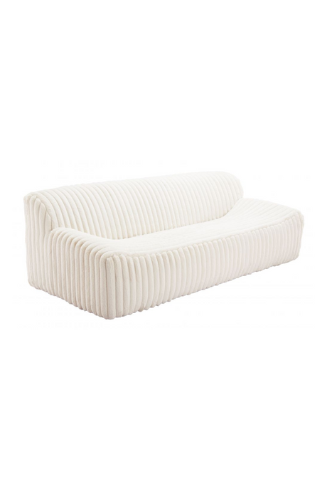 Cream Fur Sofa | OROA Modern Osterbro | Oroa.com