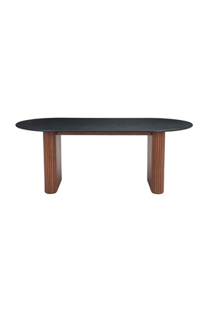 Black Wooden Top Dining Table | OROA Modern Lassig | Oroa.com
