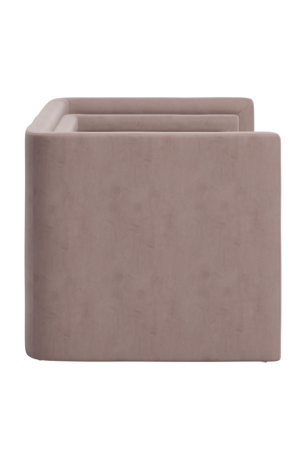 Taupe Velvet Loveseat | OROA Modern Trippel | Oroa.com