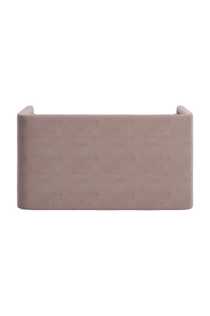 Taupe Velvet Loveseat | OROA Modern Trippel | Oroa.com