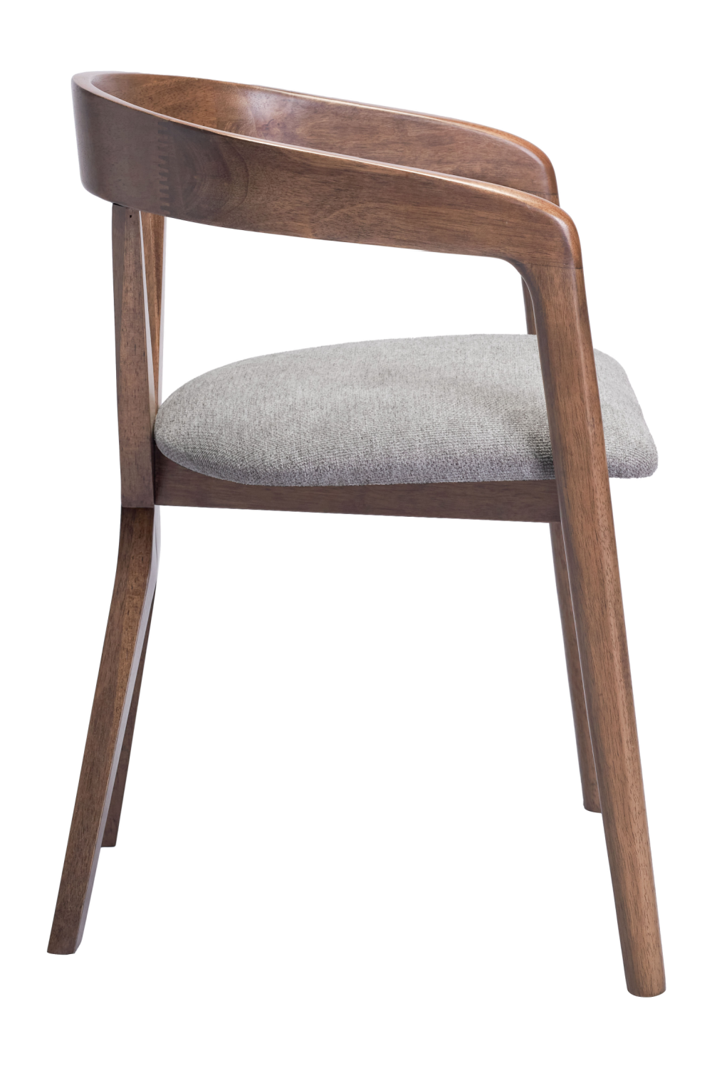 Gray Linen Seat Dining Chair | OROA Modern Cairo | Oroa.com