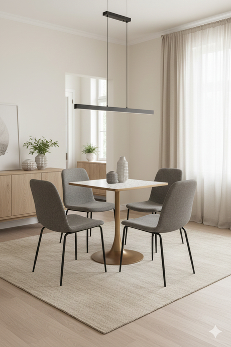 Square Terrazzo Bistro Table | OROA Modern Spot