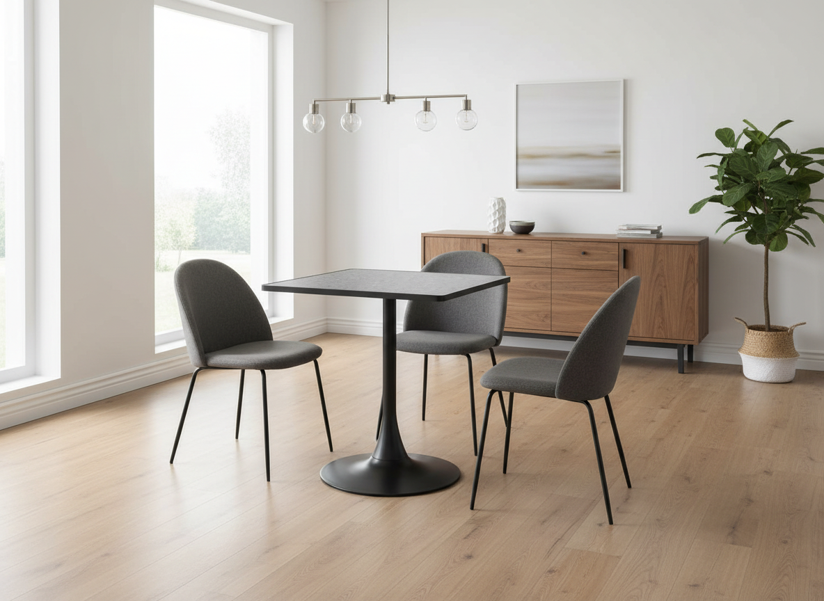 Square Terrazzo Bistro Table | OROA Modern Spot