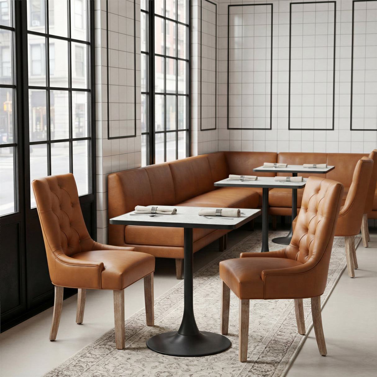   Square Terrazzo Bistro Table | Oroa.com