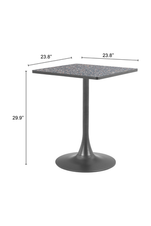 Square Terrazzo Bistro Table | OROA Modern Spot | Oroa.com