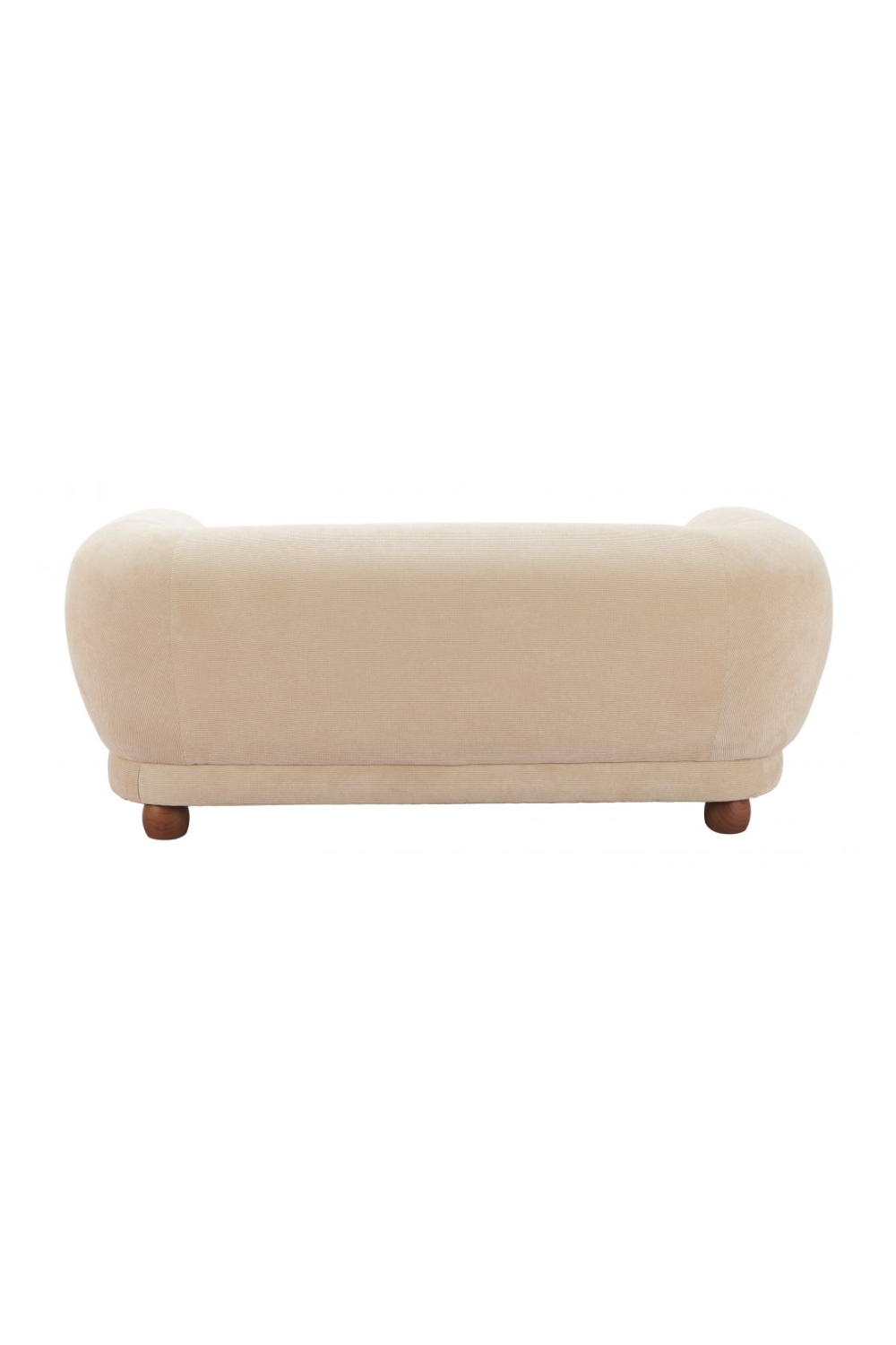Taupe Corduroy Loveseat | OROA Modern Boet | Oroa.com