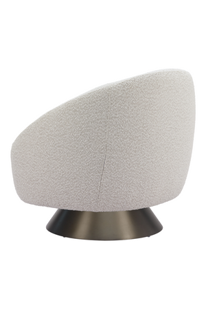 Bronze Base Gray Swivel Chair | OROA Modern Modan | Oroa.com