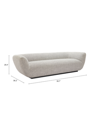 Gray Contemporary Sofa | OROA Modern Zambet | Oroa.com