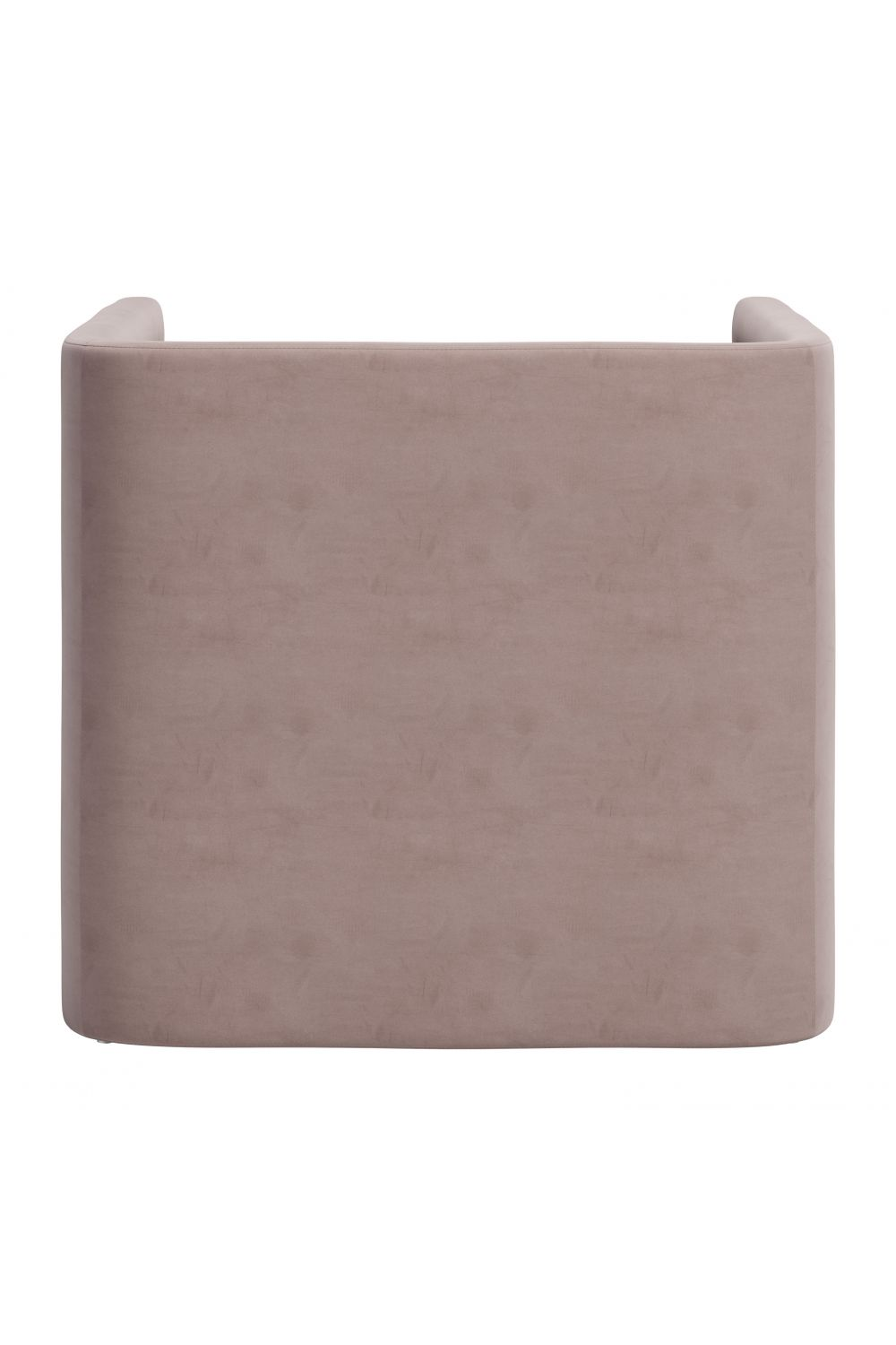 Taupe Velvet Angular Lounge Chair | OROA Modern Trippel | Oroa.com