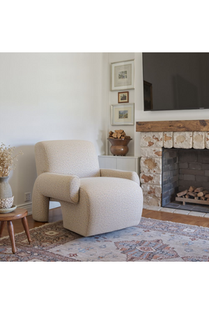 Beige Contemporary Accent Chair | OROA Modern Rura | Oroa.com