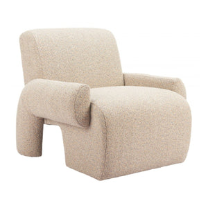   Beige Contemporary Accent Chair | Oroa.com