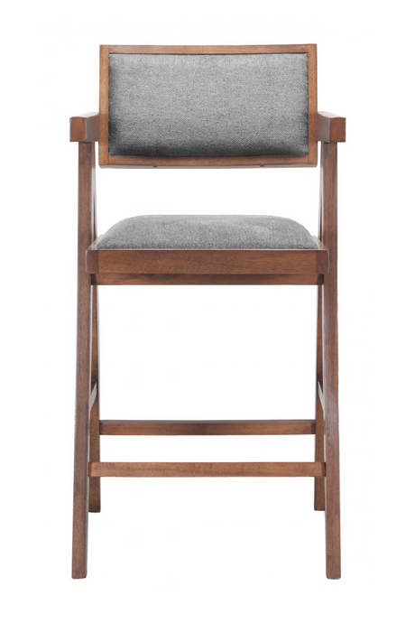 Rubberwood Framed Counter Stools (2) | OROA Modern Delhi | Oroa.com