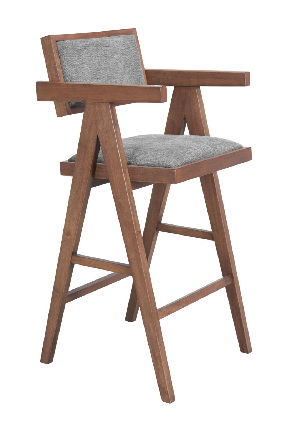 Rubberwood Framed Bar Stools (2) | OROA Modern Delhi | Oroa.com