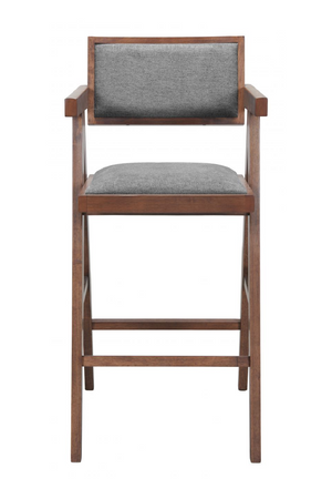 Rubberwood Framed Bar Stools (2) | OROA Modern Delhi | Oroa.com