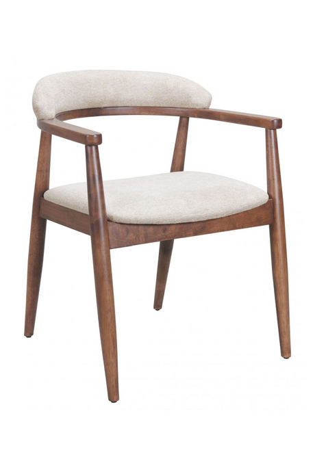 Wood Framed Beige Dining Chair | OROA Modern Goka | Oroa.com