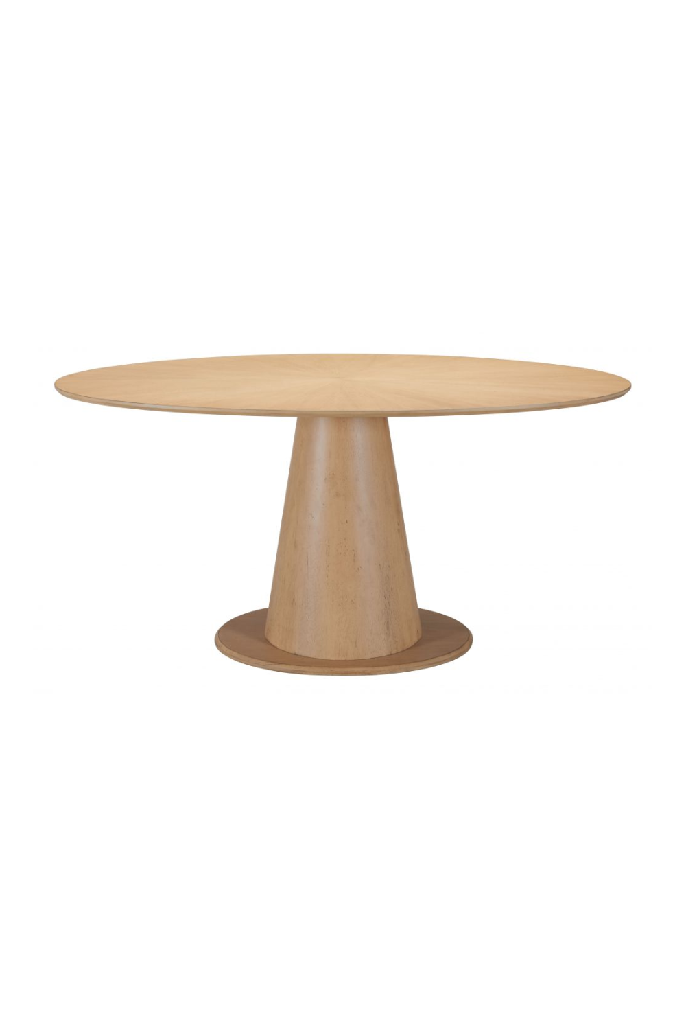   Oval Rubberwood Dining Table | Oroa.com
