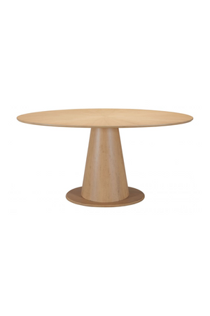   Oval Rubberwood Dining Table | Oroa.com