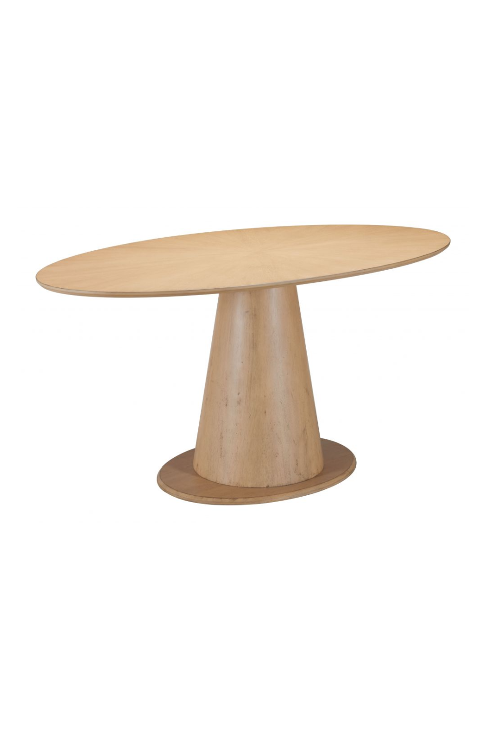   Oval Rubberwood Dining Table | Oroa.com