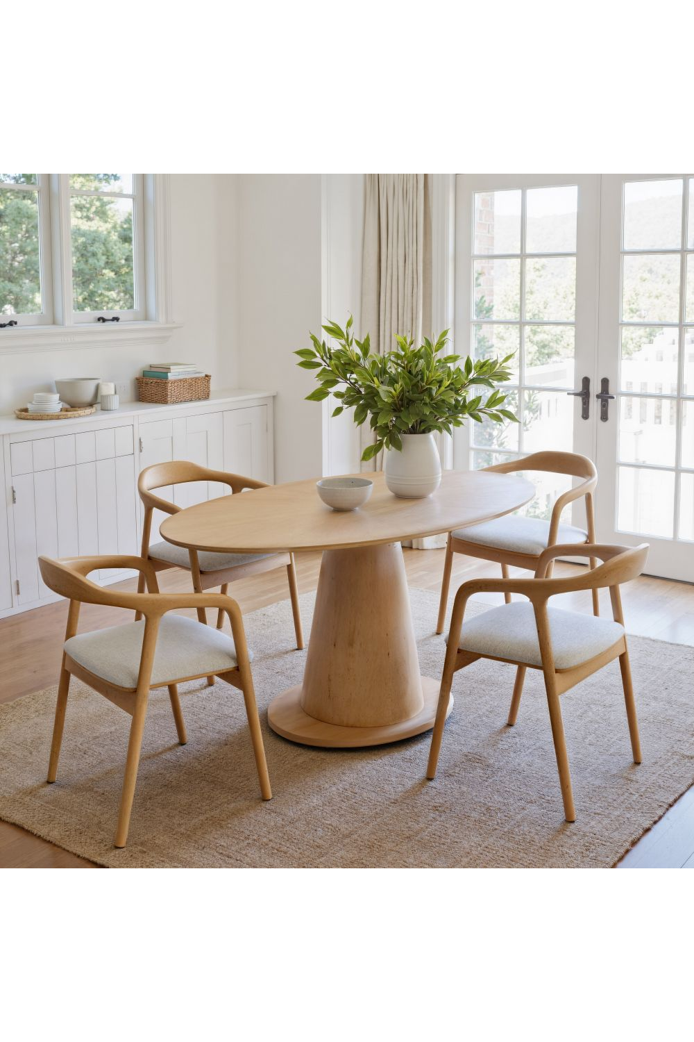 Beige Seat Dining Chair | OROA Modern Hosoi | Oroa.com