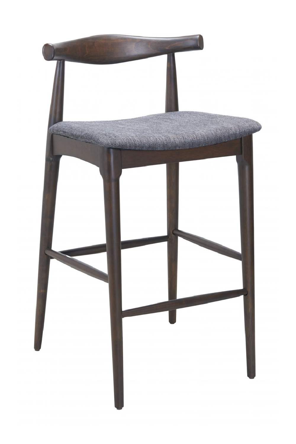 Dark Wooden Bar Stools (2) | OROA Modern Tuzka | Oroa.com