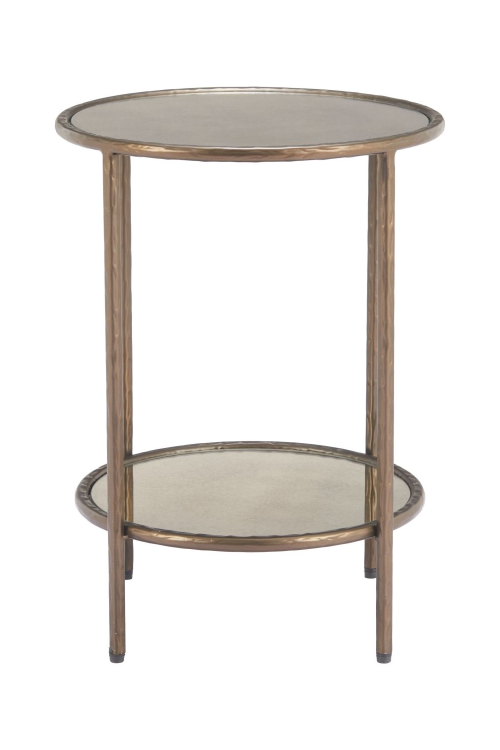Round Mirror Glass Side Table | OROA Modern Anelli | Oroa.com