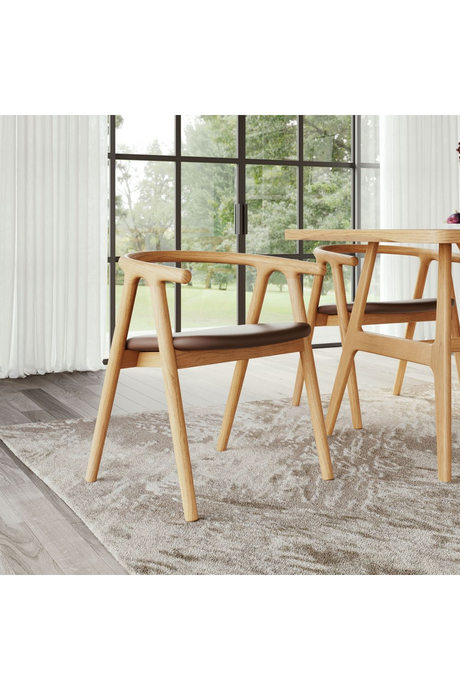 Whitewashed Elm Dining Chairs (2) | OROA Modern Peker | Oroa.com
