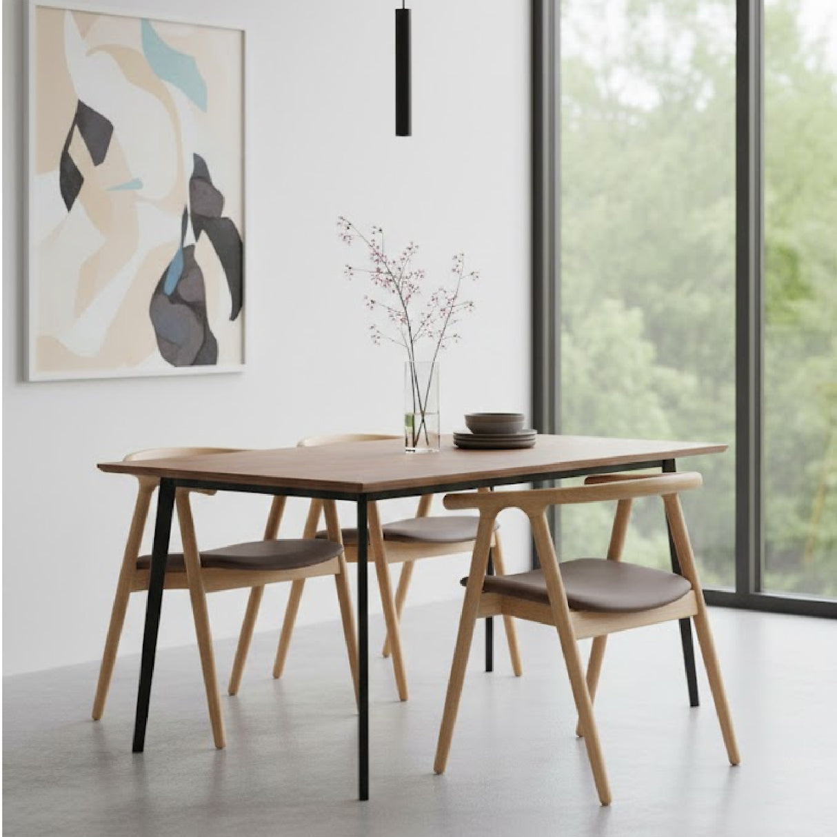   Whitewashed Elm Dining Chairs (2) | Oroa.com