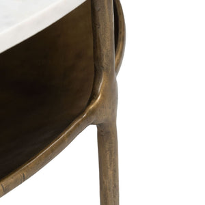 Brass Framed Marble Coffee Table | OROA Modern Bild