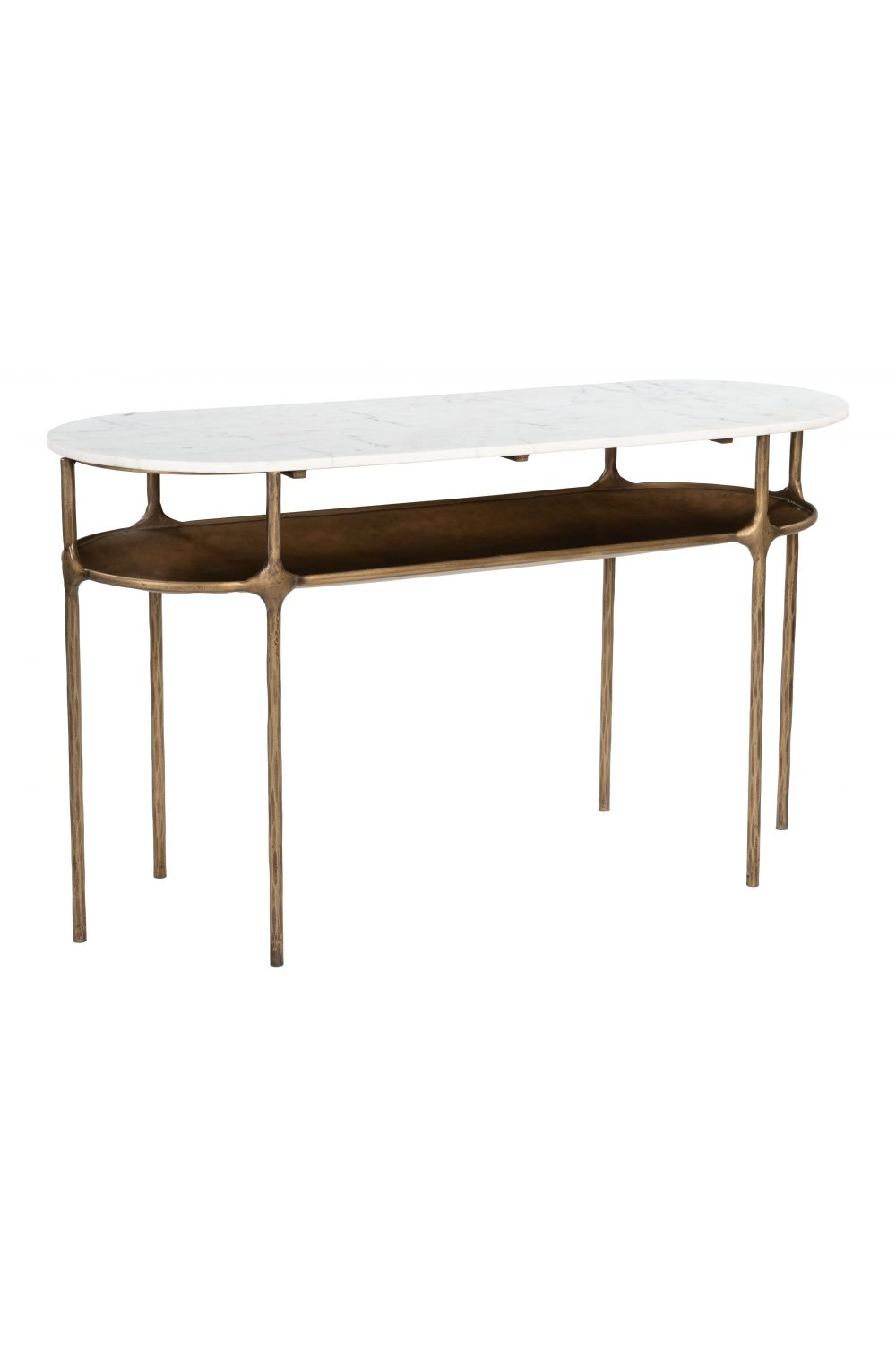 Oval White Marble Console Table | OROA Modern Bild | OROA.com