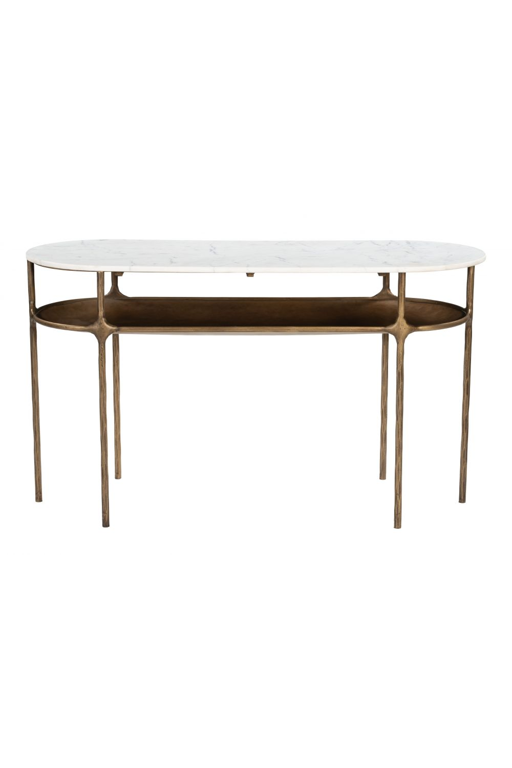 Oval White Marble Console Table | OROA Modern Bild
