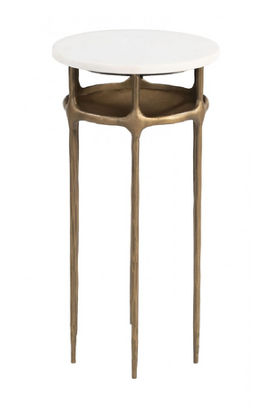 Brass Framed Marble Side Table | OROA Modern Bild | Oroa.com