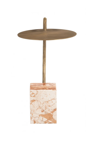 Curved Brass Side Table | OROA Modern Voler | OROA.com