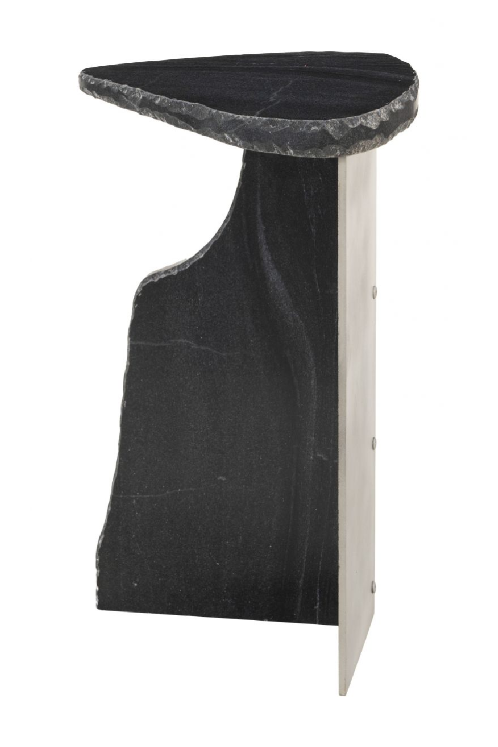 Organic-Shaped Marble Side Table | OROA Modern Surya | Oroa.com