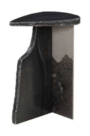 Organic-Shaped Marble Side Table | OROA Modern Surya | Oroa.com