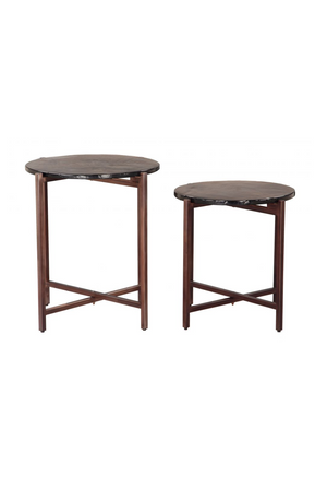 Black Cast Glass Coffee Tabled (2) | OROA Modern Gema | Oroa.com