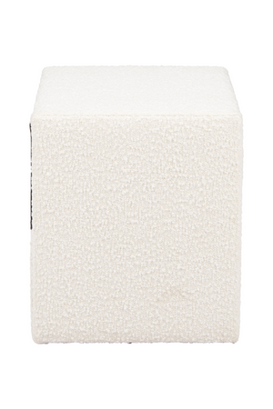 White Fabric 1-Drawer Nightstand | OROA Modern Barris | Oroa.com