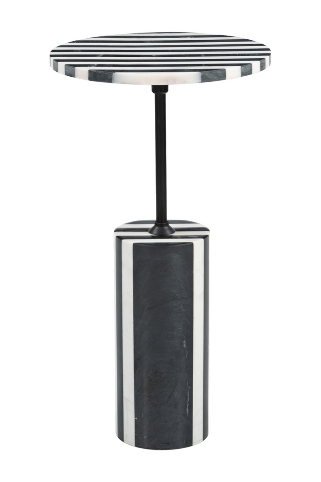 Stripes Marble Side Table | OROA Modern Regles | Oroa.com
